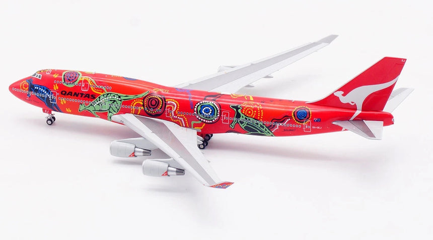 HX Models Qantas B747-400 "Wunala Dreaming" VH-OEJ 1/400 Aircraft Scale Model
