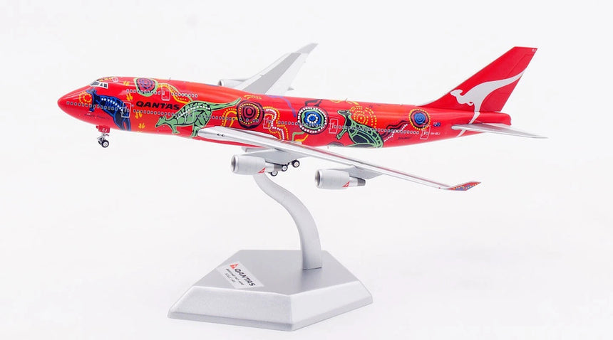 HX Models Qantas B747-400 "Wunala Dreaming" VH-OEJ 1/400 Aircraft Scale Model