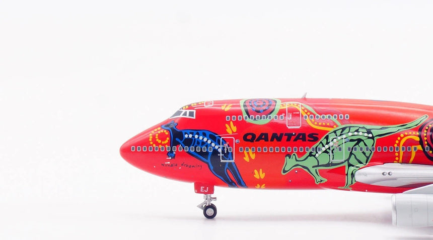 HX Models Qantas B747-400 "Wunala Dreaming" VH-OEJ 1/400 Aircraft Scale Model