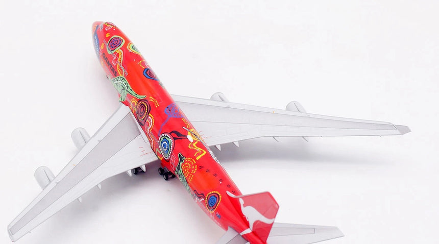 HX Models Qantas B747-400 "Wunala Dreaming" VH-OEJ 1/400 Aircraft Scale Model