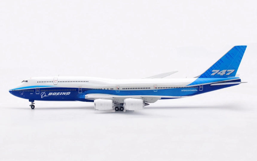 HX Models Boeing Company B747-8 Blue "House livery" 1/400 Aircraft Scale Model