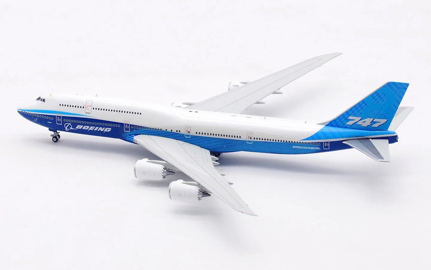 HX Models Boeing Company B747-8 Blue "House livery" 1/400 Aircraft Scale Model