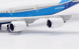 HX Models Boeing Company B747-8 Blue "House livery" 1/400 Aircraft Scale Model