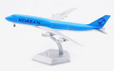 HX Models Korean Air Boeing B747-8 HL7638 "NEW Livery "Standard Version 1/400 Aircraft Scale Model