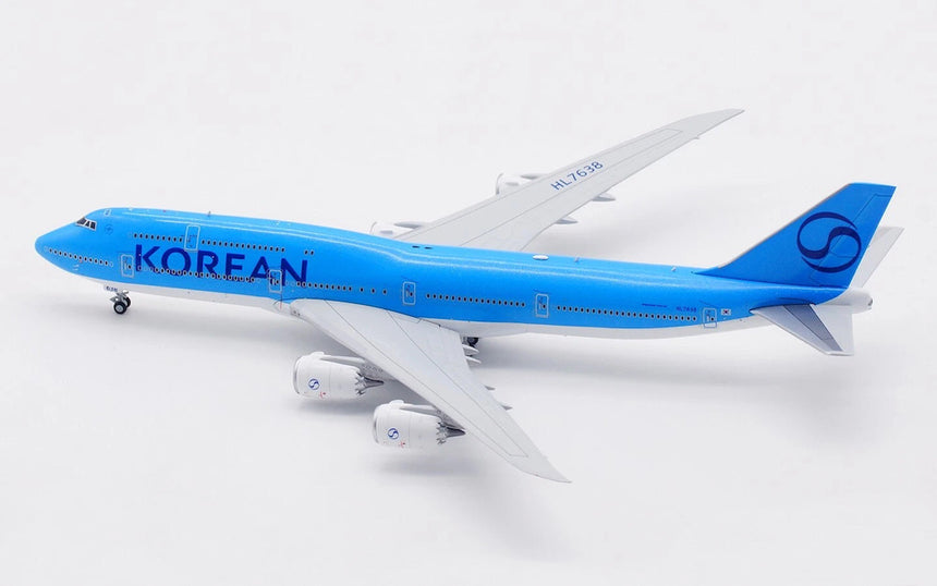HX Models Korean Air Boeing B747-8 HL7638 "NEW Livery "Standard Version 1/400 Aircraft Scale Model