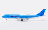 HX Models Korean Air Boeing B747-8 HL7638 "NEW Livery "Standard Version 1/400 Aircraft Scale Model