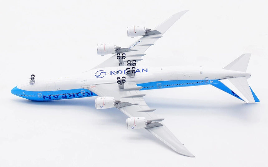 HX Models Korean Air Boeing B747-8 HL7638 "NEW Livery "Standard Version 1/400 Aircraft Scale Model