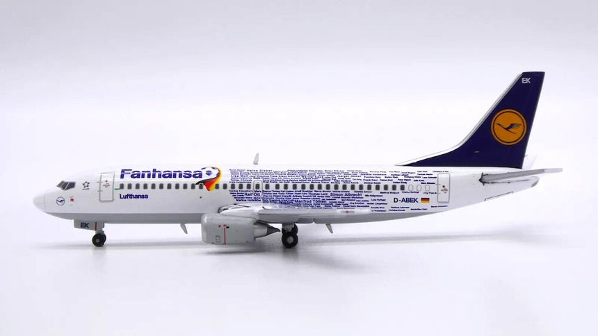 JC Wings Lufthansa Boeing 737-300 (D-ABEK) "Fanhansa" 1/400 Scale