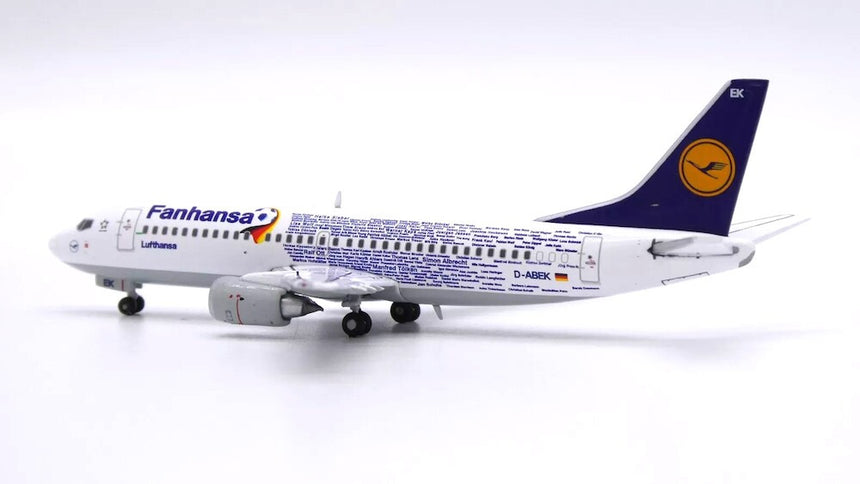 JC Wings Lufthansa Boeing 737-300 (D-ABEK) "Fanhansa" 1/400 Scale