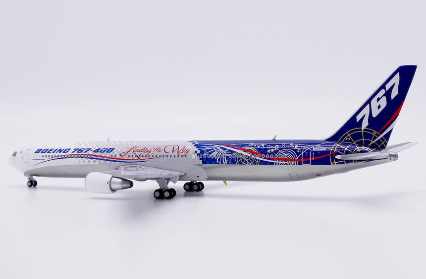 JC Wings Boeing House Color 767-400ER "Leading the Way" "Polished" (N76400 1/400 Scale