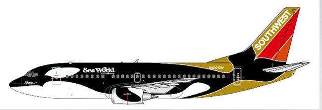 JC Wings Southwest Airlines Boeing 737-500 "Seaworld of California" (N507SW) 1/400 Scale