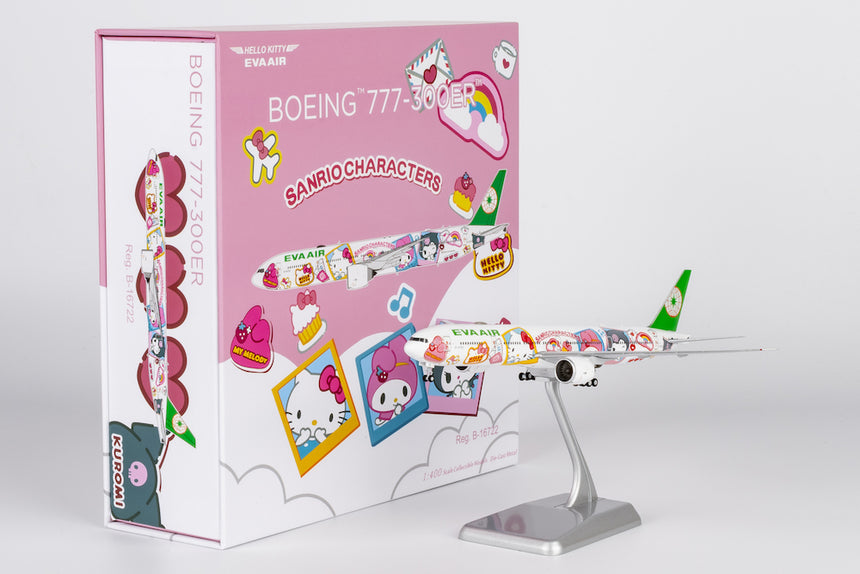 NG Models Eva Airways Jet Boeing 777-300ER B-16722 (Ultimate) 1/400 Scale