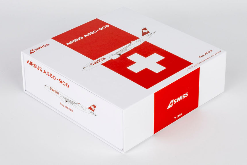 NG Models Swiss Airbus A350-900 HB-IFB (ULTIMATE) 1/400 Aircraft Scale Model