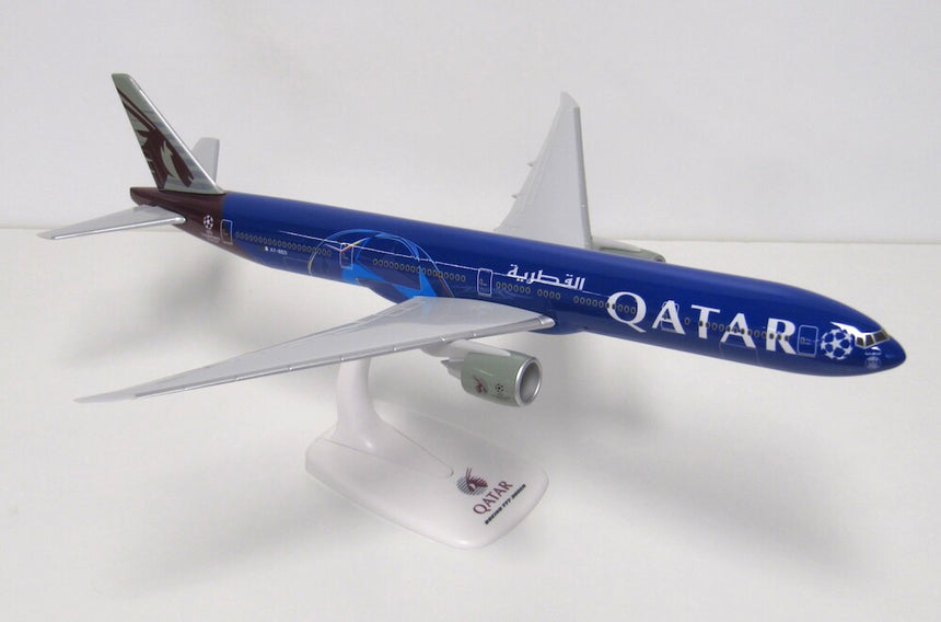 PPC Models Qatar Airways Boeing B777-300ER PSG Champions League 1/200 Aircraft Scale Model