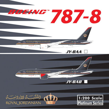 Phoenix Royal Jordanian Boeing 787-8 'JA-BAA' 1/200 Scale