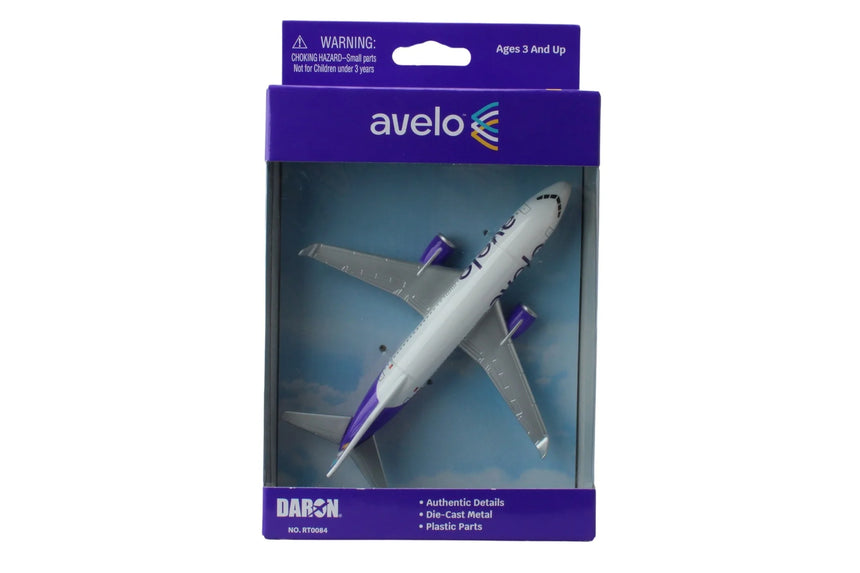 Avelo Single Diecast Toy Plane