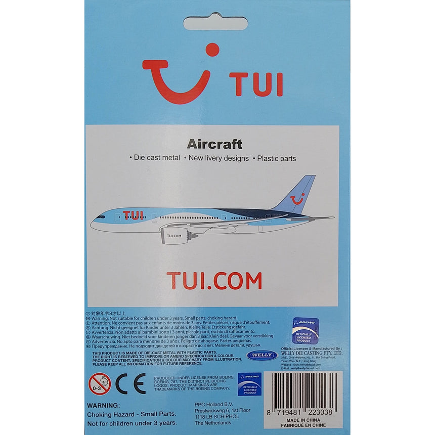 TUI Boeing 787 Dreamliner Airplane Model Toy