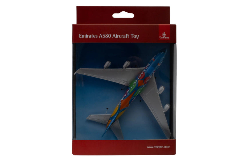 Emirates Airbus A380 Magic of Dubai Single Diecast Airplane Model Toy