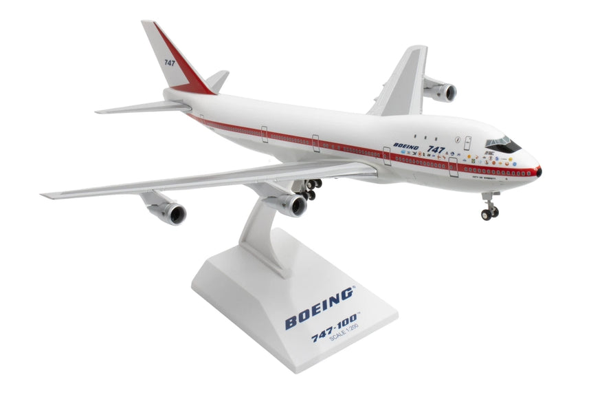 SkyMarks Boeing 747-100 City Of Everett W/Gear 1/200 Aircraft Scale Model