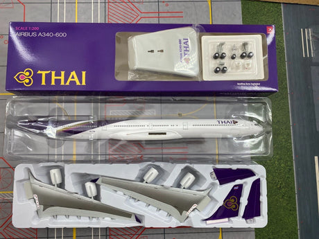 Hogan Thai Airways Airbus A340-600 HS-TNE 1/200 Aircraft Scale Model