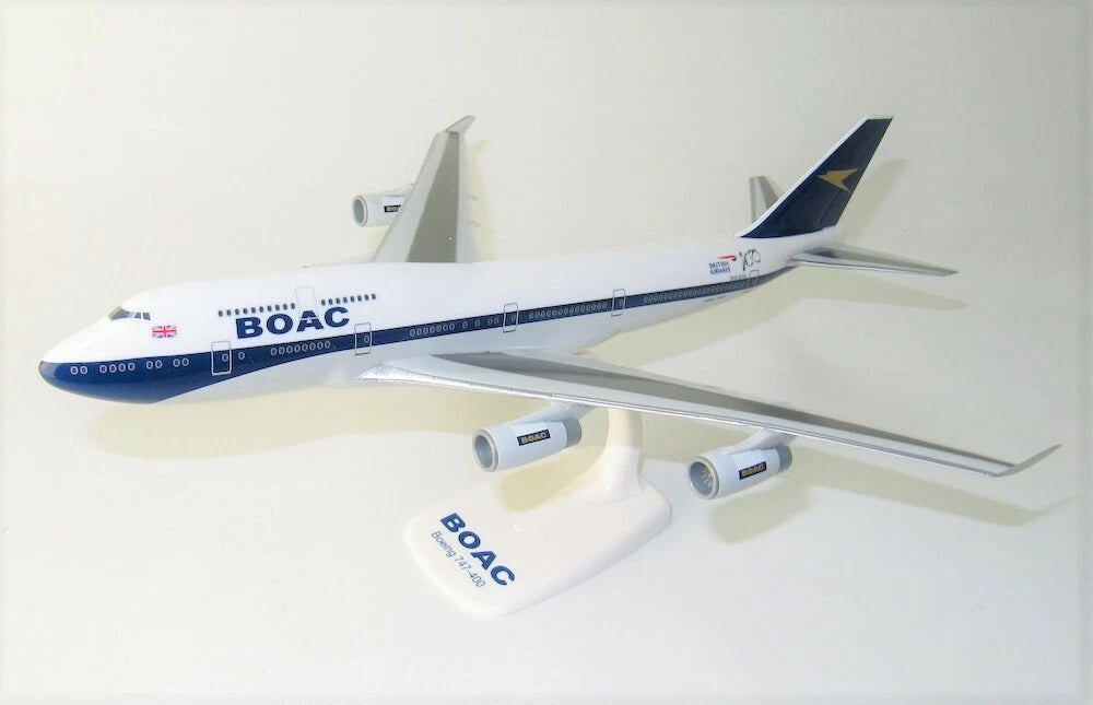 British Airways Snap-fit Boeing 747-400 BOAC 1/250 - Aircraft
