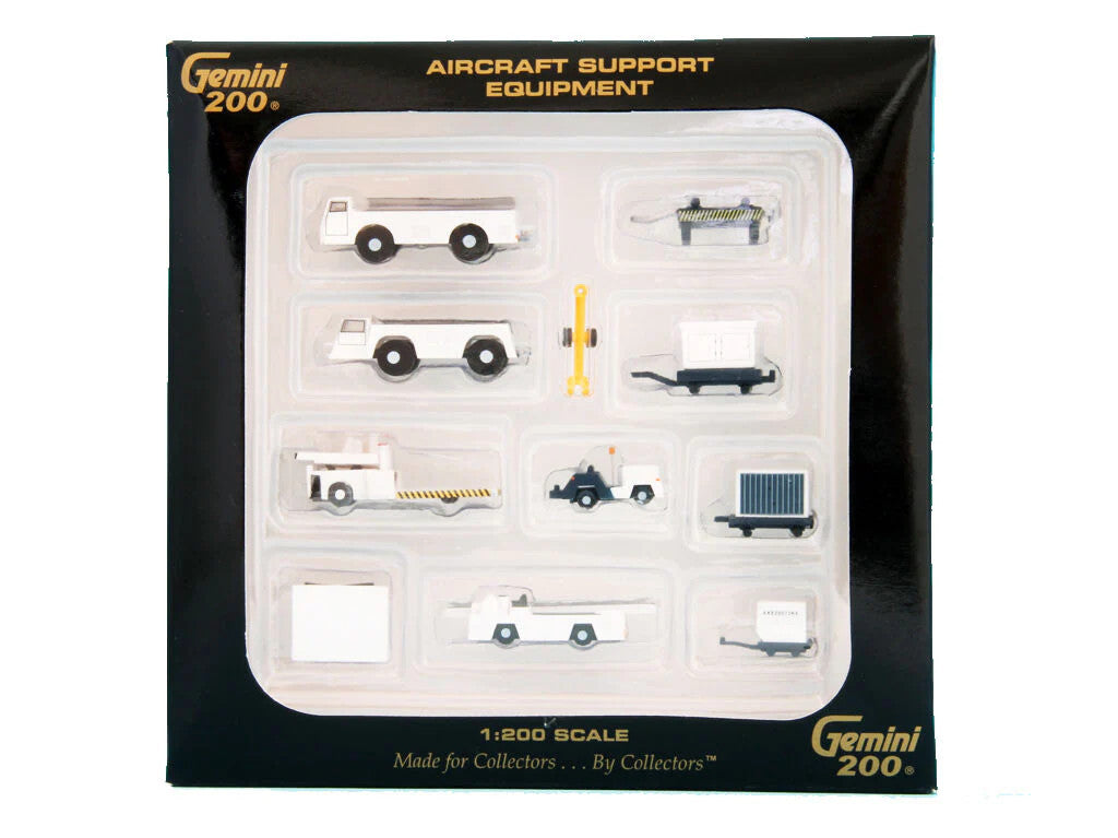Gemini200 Airport Support Equipment Set 1/200 Scale