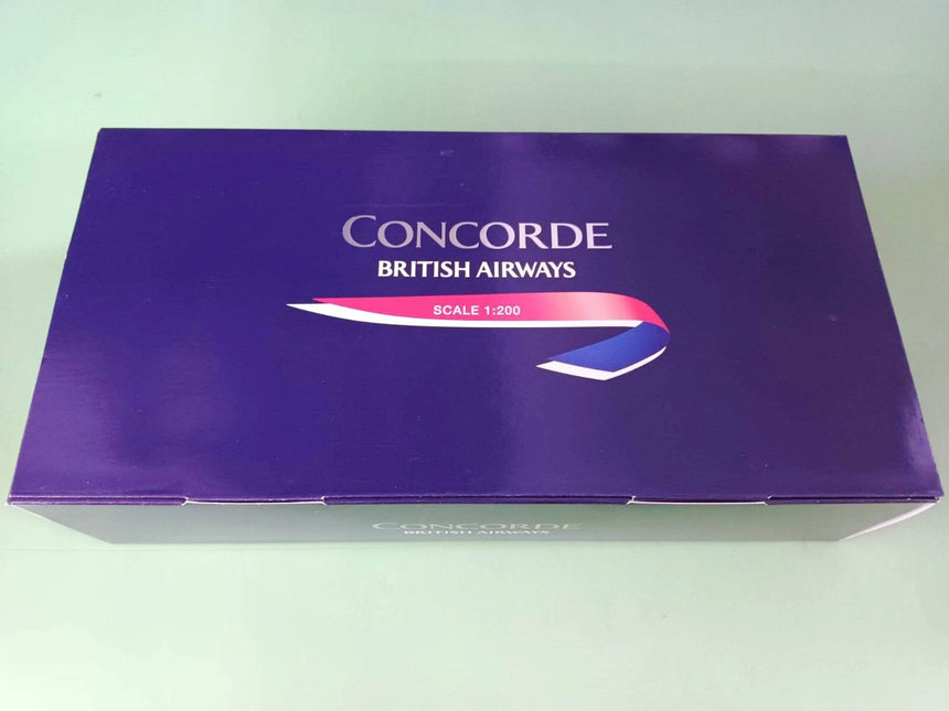 Hogan British Airways Concorde G-BOAB with Acrylic Stand 1/200 Scale