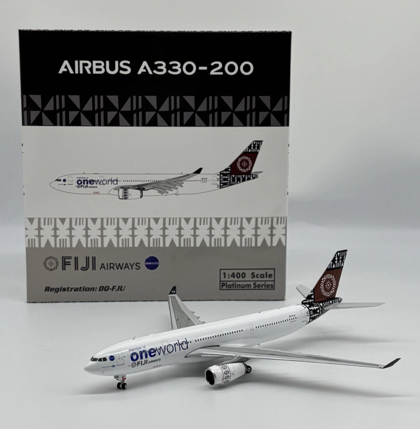 Phoenix Fiji Airways Oneworld Airbus A330-200 DQ-FJU 1/400 Aircraft Scale Model