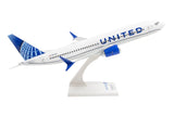 SkyMarks United Boeing B737Max8 1/130 Aircraft Scale Model
