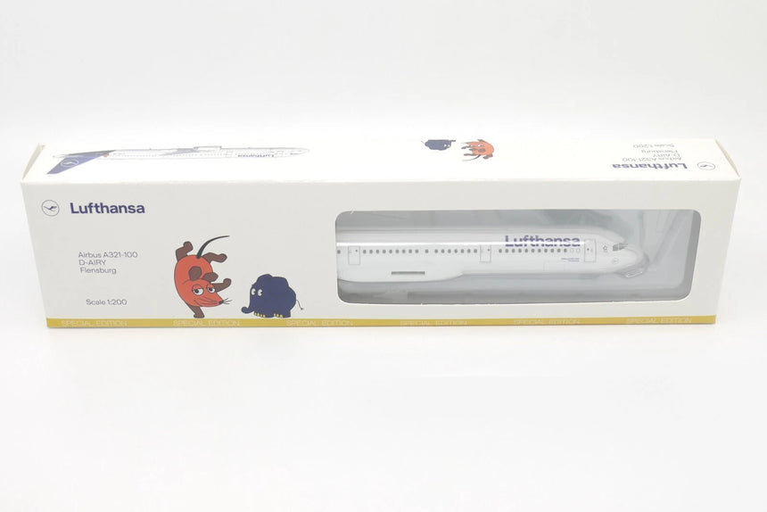 Hogan Lufthansa "Flensburg" Airbus A321 Bingen D-AIRY 1/200 Scale