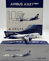 Phoenix Delta Air Lines 100th Airbus A321neo N589DT 1/400 Aircraft Scale Model