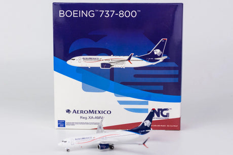 NG Models Aeroméxico 737-800 XA-AMV with scimitar winglets 1/400 Aircraft Scale Model