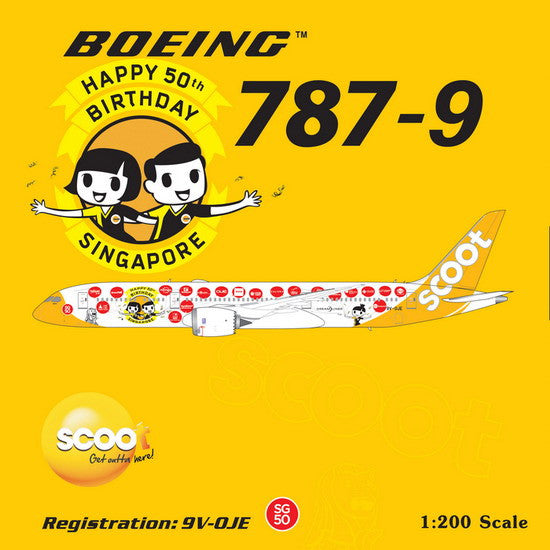 Phoenix Scoot Boeing 787-9 '50 SG' 1/200