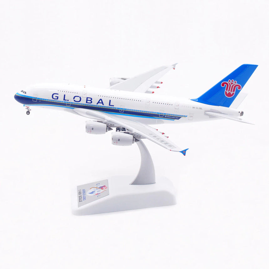 Aviation400 Global Airlines Airbus A380-841 9H-GLOBL (with metal stand and detachable gear) 1/400 Aircraft Scale Model