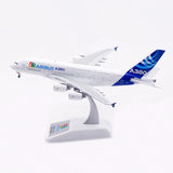 Aviation400 Airbus Industrie Airbus A380 "50 Years Pioneering Progress" F-WWOW (with metal stand and detachable gear) 1/400 Aircraft Scale Model