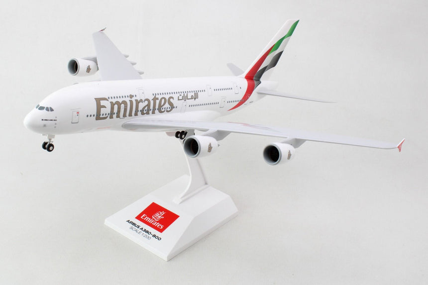 Skymarks Emirates Airbus A380-800 with Gear 1/200 Scale