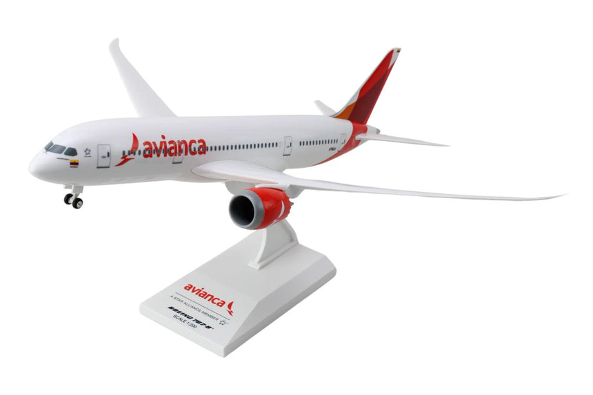 SkyMarks Avianca Boeing 787-8 W/Gear 2023 Livery 1/200 Aircraft Scale Model