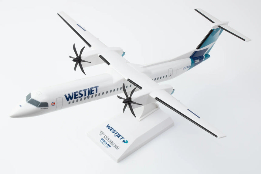 SkyMarks WestJet Bombardier Q400 1/100 Scale