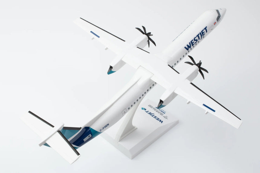 SkyMarks WestJet Bombardier Q400 1/100 Scale