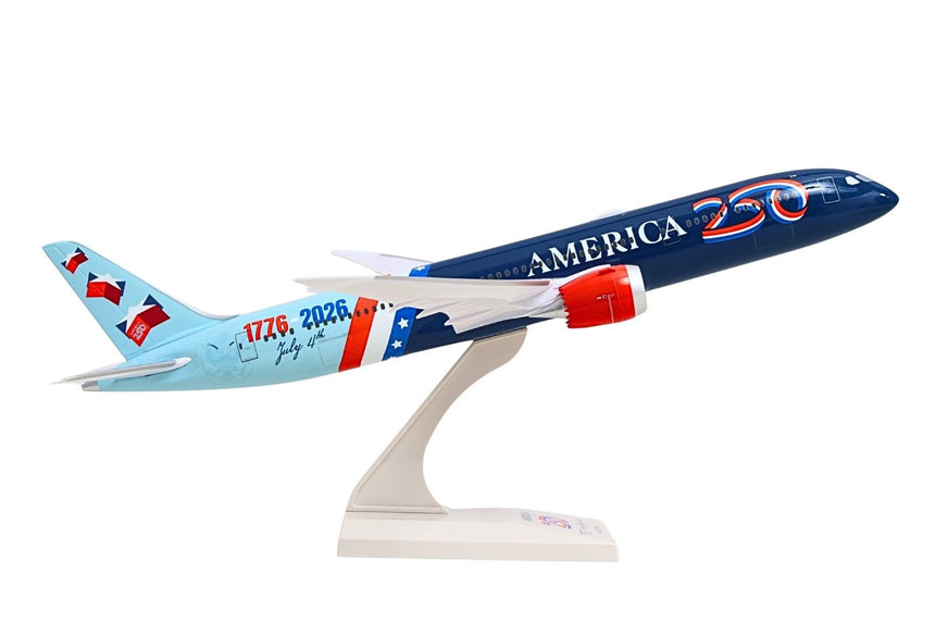 SkyMarks American 250Th Anniversary (Fantasy Livery) Boeing B787-9 1/200 Aircraft Scale Model
