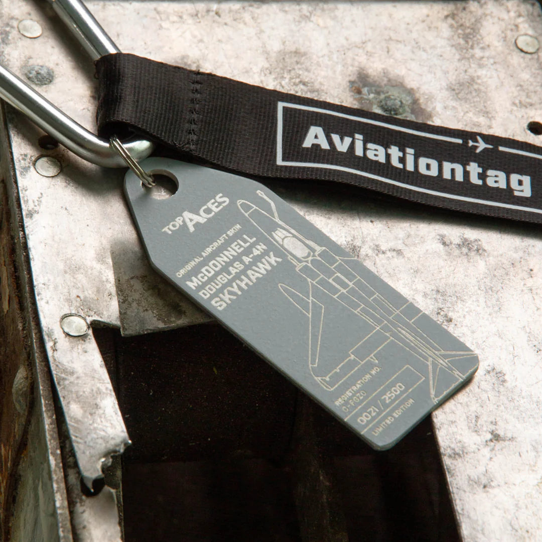 AviationTag Top Aces Douglas A-4 Skyhawk - C-FGZO Grey