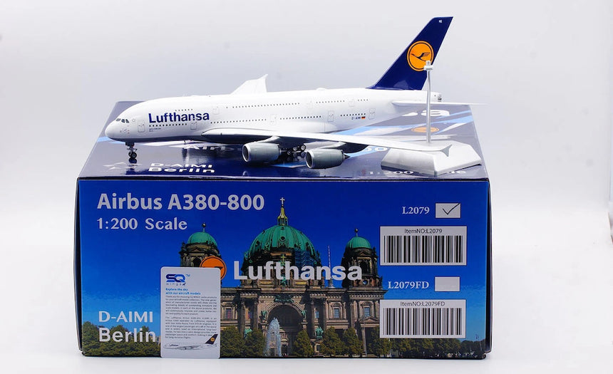 SQ Wings Lufthansa Airbus A380 D-AIMI 1/200 Scale